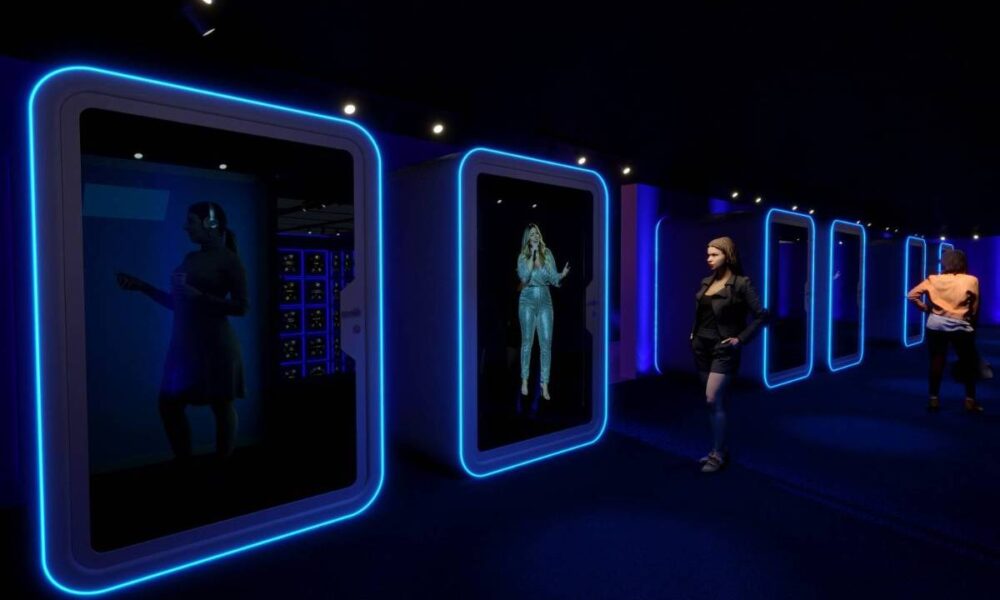 Crédito: Projeto 3D da sala da exposição intitulada 'Infiel  Closet', voltada à identidade visual da cantora